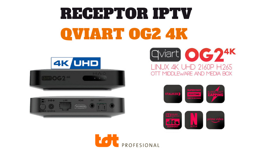 Receptor IPTV Qviart OG2, la alternativa a MAG y Formuler