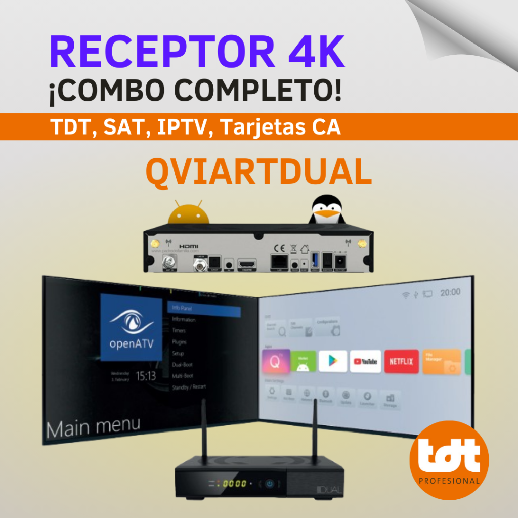 Receptor QVIART DUAL 4K