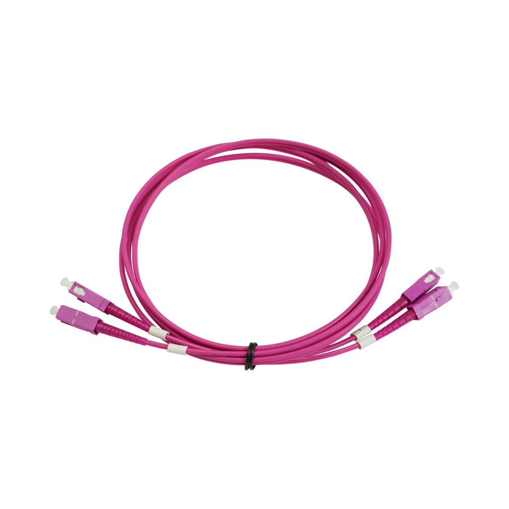 fibra optica multimodo OM4 morado