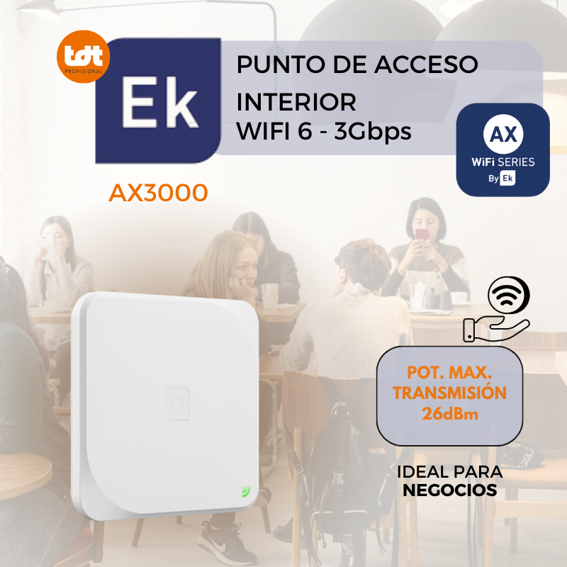 Ekselans AX AX300 puntos de acceso wifi 6