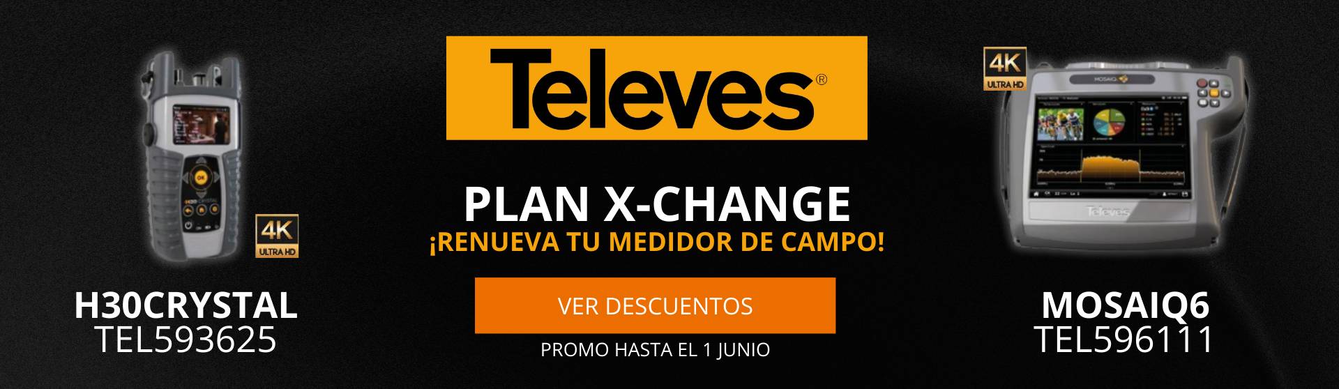 Televes X-Change Medidores de Campo