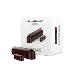 Sensor de ventana/puerta marrón oscuro FGDW-002-7 Z-Wave Plus
