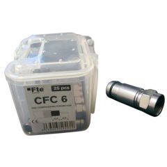 Compression F Connector Cable 6.8mm 25 units