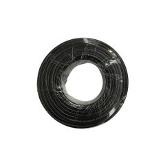 Indoor Black Coaxial Cable CCS/AL Coil 25m ED0320P by Daxis