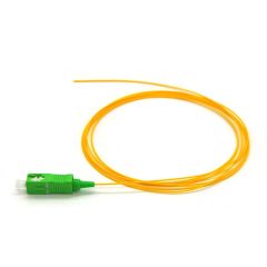 Singlemode FO Pigtail Without Sheath 1MM SC/APC 2.5m