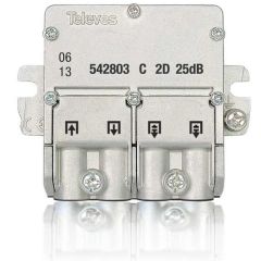 Derivador con Brida de 2 salidas (24 dB)