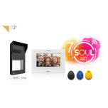 Soul Vandal-Proof 2-Wire Access Control Video Intercom with 7'' WiFi 1L Monitor Kit by Golmar