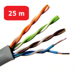 Cable UTP categoría 5E gris