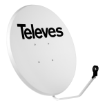 Antena parabólica offset 125cm Televes 757401