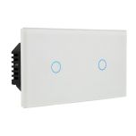 Kit with Double Panel and White 2 Button Switch by A-SMARTHOME