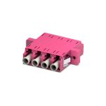 Adaptador Fibra Óptica LC/UPC Multimodo Quadrúplex OM4