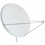 Antena parabólica Offset Televes 100cm Acero 40dB Naranja