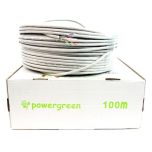 100m Coil Cable UTP Cat 6 Flexible CAB-06100-BFL by Powergreen