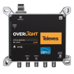 Receptor Óptico Overligth SC/APC 2 Salidas TDT+FI1/TDT+FI2 Televes 