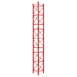 Torre tramo intermedio 450 Blanco de 3m Galvanizado en Caliente