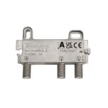 Televes 2 DTT Outputs Splitter with 4 dB F Connector