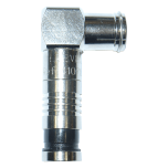 Compression connector angled Televes 410701
