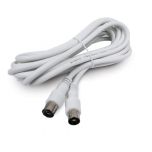 Antenna Cable 2.5m IEC Male/Female White Axil