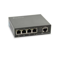 Switch 4 Puertos 1Gb POE+ y 1 Uplink 10Gb 60W de Levelone