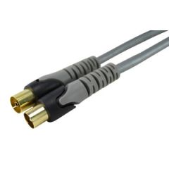 TV Antenna Cable 1.5m RG59 CEI Male/Female HIGH QUALITY