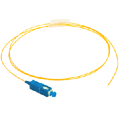 Singlemode Fiber Optic Pigtail 0.9mm Simplex SC/PC 2.5m