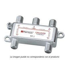 Repartidor de 4 salidas con conector F 5-2300 MHz