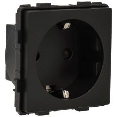 A-SMARTHOME Black Wall Plug