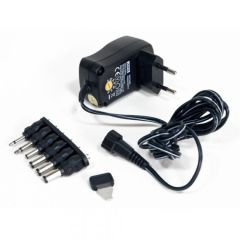 Alimentador con Selector de Voltaje (3-12V) 600mA Axil