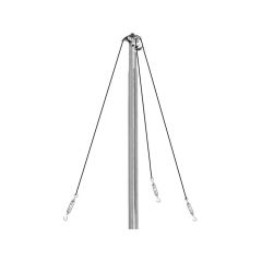 Telescopic Antenna Mast with Windage Kit 1.55m-4.5m by Nimo