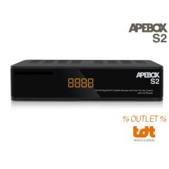 OUTLET Receptor Satélite IPTV APEBOX S2 con Lector de Tarjetas CA