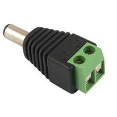 CCTV Male DC power connector screw