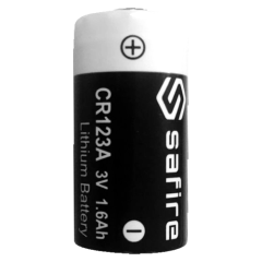 Pila Litio 1600mAh 3V CR123A Safire