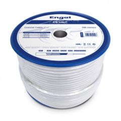 Bobina de Cable coaxial TIPO 19VAtC Blanco 75 Ohm