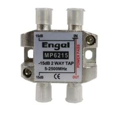 Derivador 2 Salidas Conector F 15dB de Engel