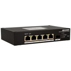 Switch 6 Ports 4 Ports POE 10/100 and Uplink 1Gb 60W from Hikvision