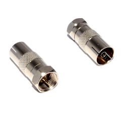 Adapter connector F male to CEI female