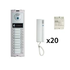 Kit Duox Connect para 20 Viviendas con Teléfonos de Fermax