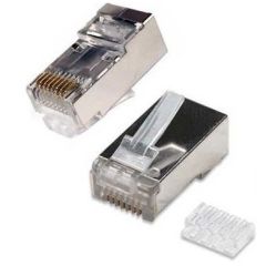 conector cat6a con guia