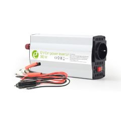 Car Inverter 12VDC - 230VAC 300W 1 Schuko + USB