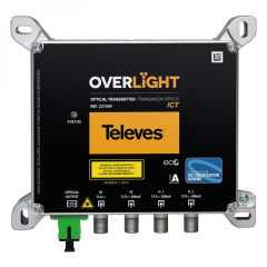 Transmisor Óptico Overlight Interior CWDM SC/APC 1310nm/10dB Televes