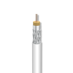 Cable Coaxial Cu/Cu A++ Eca Interior Blanco Televes 4138