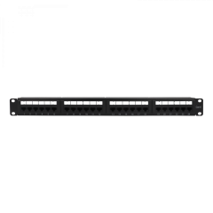 Connectorized Rack Panel 19'' 1U up to 24RJ45 CAT6 UTP Female