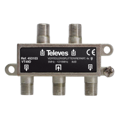 Repartidor 5-1218Mhz F 4D 8dB Docsis 3.1 Televes 453103