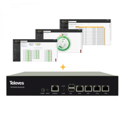 Lite server for monitoring GPON networks. Includes Software and licenses up to 128 devices.