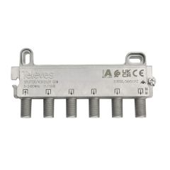 Repartidor de 5 Salidas TDT y SAT con Conector F 11 dB de Televes