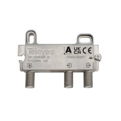 Derivador 2 Salidas Terminal CATV Conector F 4dB de Televes