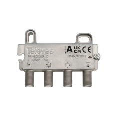 Derivador 2 Salidas Terminal CATV Conector F 18dB de Televes