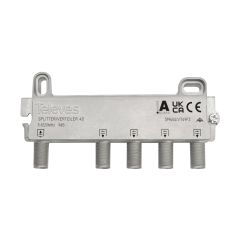 TEL519604 Repartidor de 4 Salidas TDT con Conector F 9 dB de Televes 