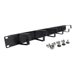 Cable Guide Panel 1U 5 Guides for Rack 19"