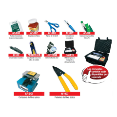 Kit for splicing or connectorized fiber optic 